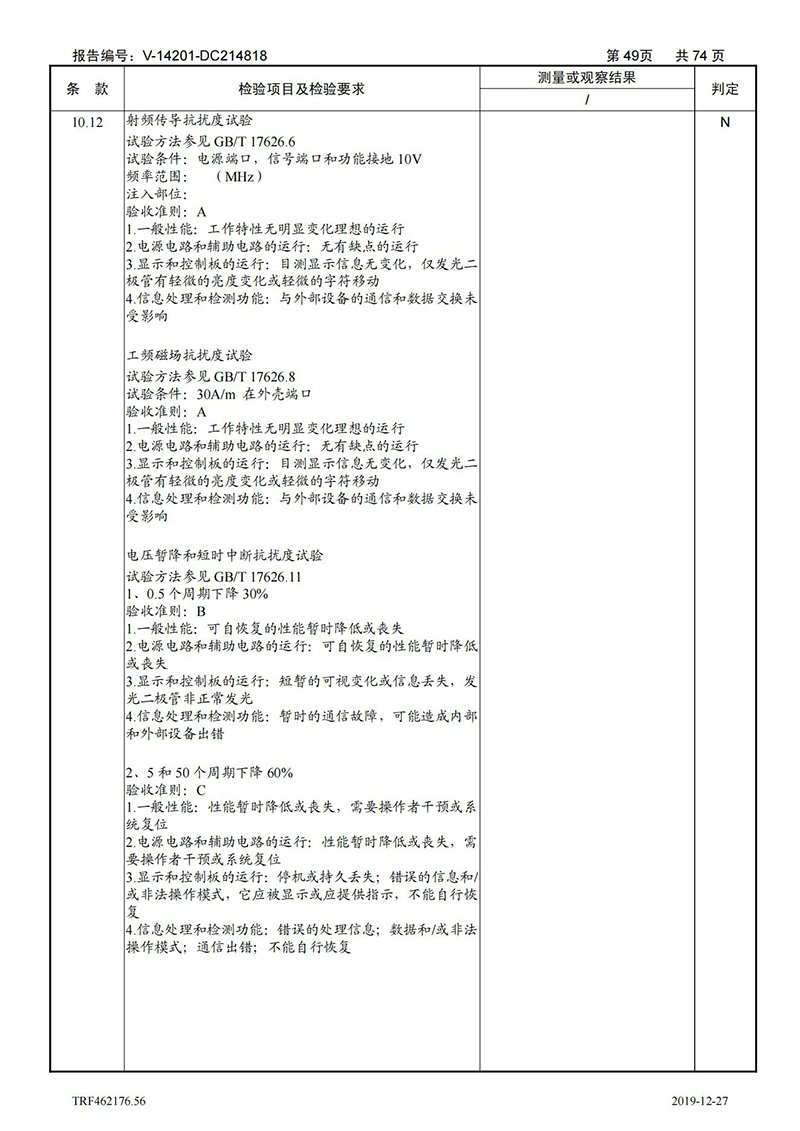 母線槽400A-1250A型式試驗報告_49